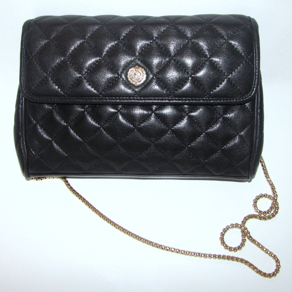Multi Way Chanel Style Quilted Leather Purse by Medallion